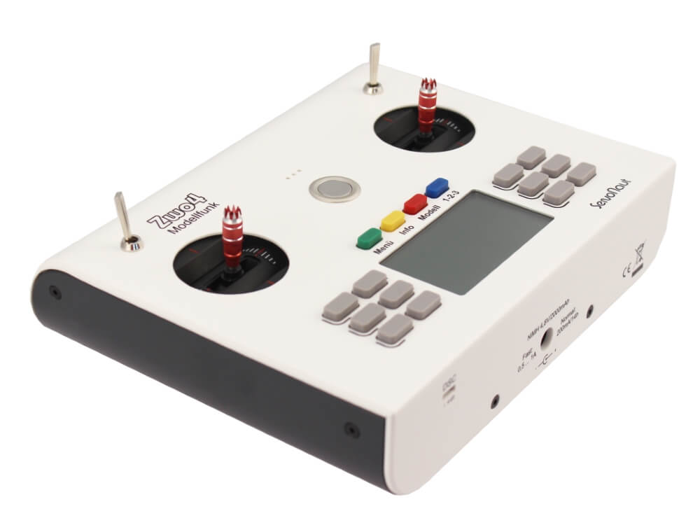 Servonaut Pultsender HS-16, Kreuzknüppel, 2,4GHz, weiß