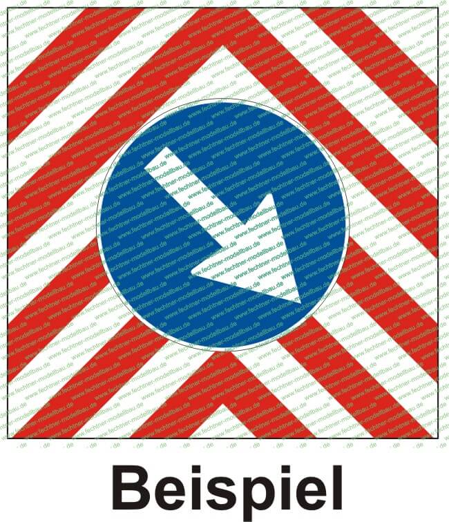 1 Aufkleber Verkehrs-Warntafel Typ X. Aus selbstklebendem,  