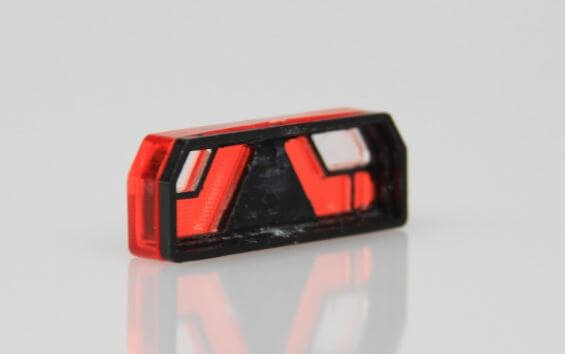 Bearbeitete Gehäuse für die 7-Kammer-Rückleuchten (1 Paar)  