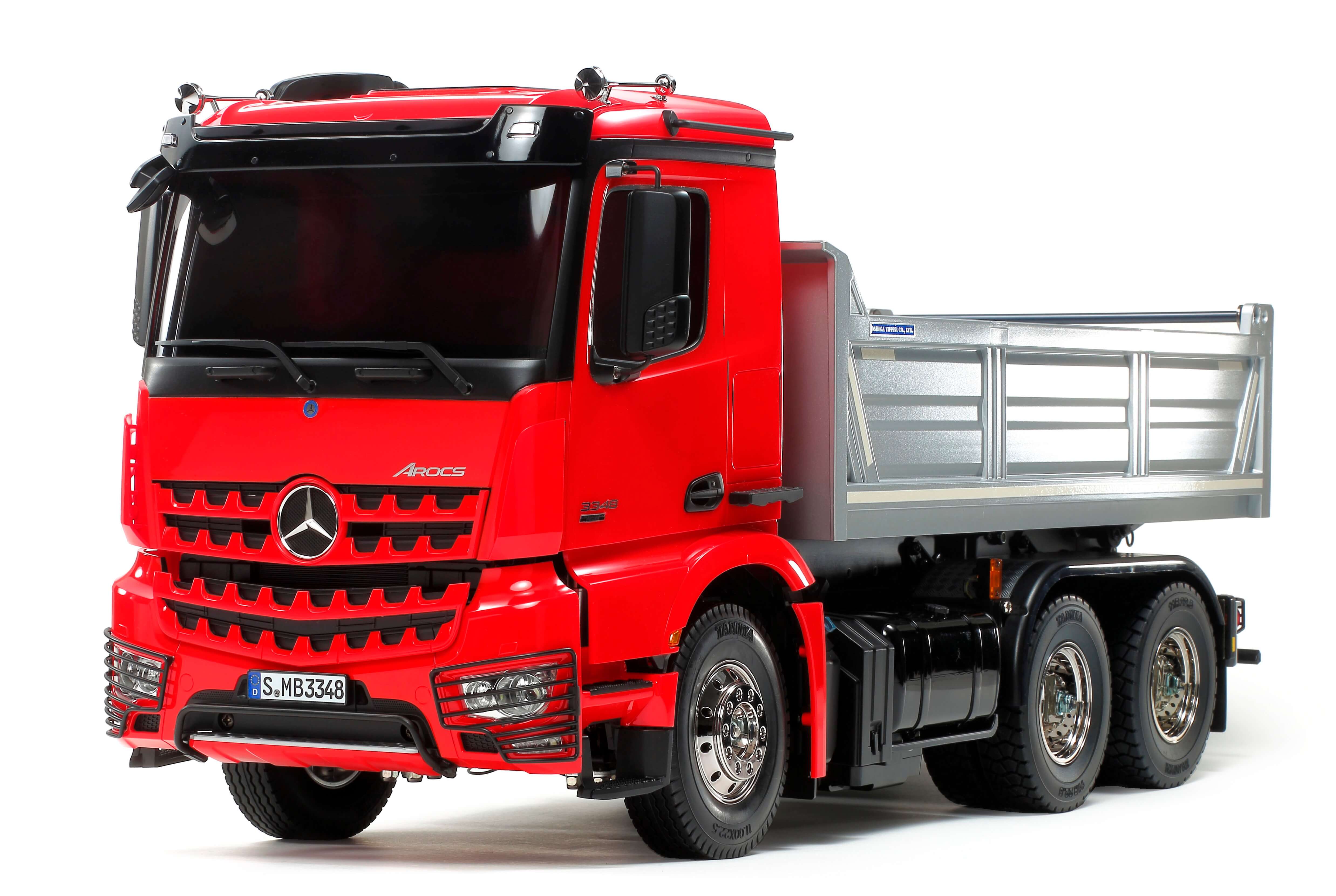 Tamiya Mercedes Benz Arocs 3348 Hinterkipper Bausatz 6x4. Vo