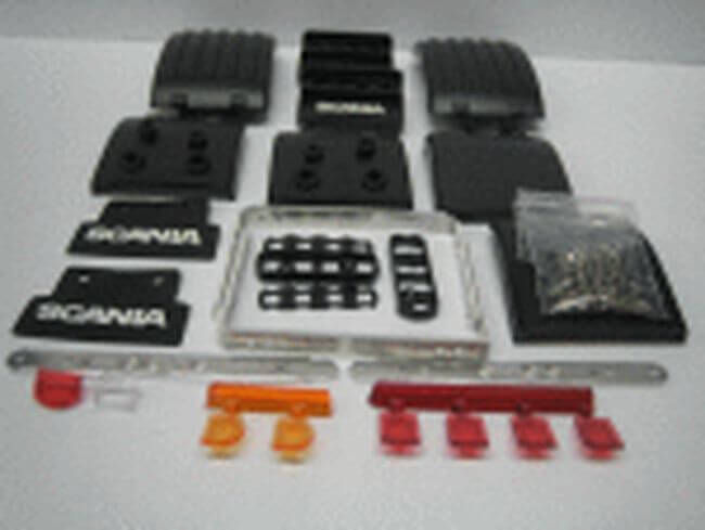 SCANIA Kotflügel f. Hinterachse von Wedico-Scania. Incl     