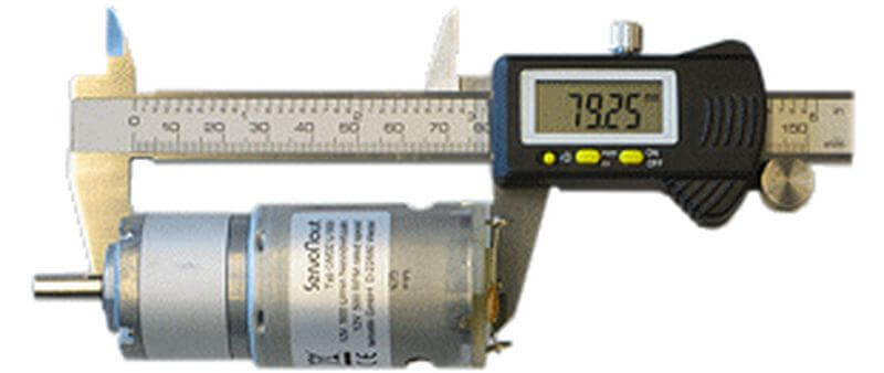 GM32U450, 12V Planetengetriebe-Motor 450U/min. Mit leisem,  