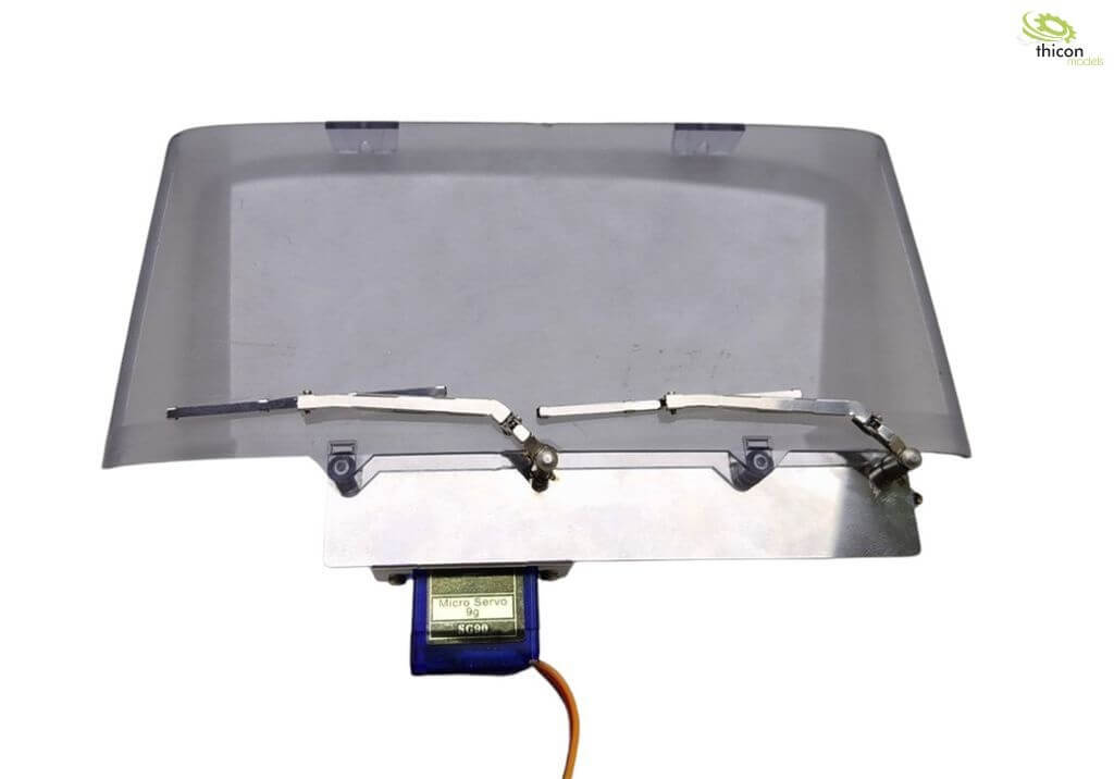 Scheibenwischer Mechanik für Tamiya Scania 770 S inkl. Wisch