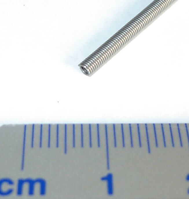 1 Führungshülle für Miniaturbowdenzüge   (Edelstahl) z.B.f