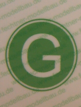 G-Schild grün/weiß 1/13,2 Hinweisschild  "Geräuscharmer     