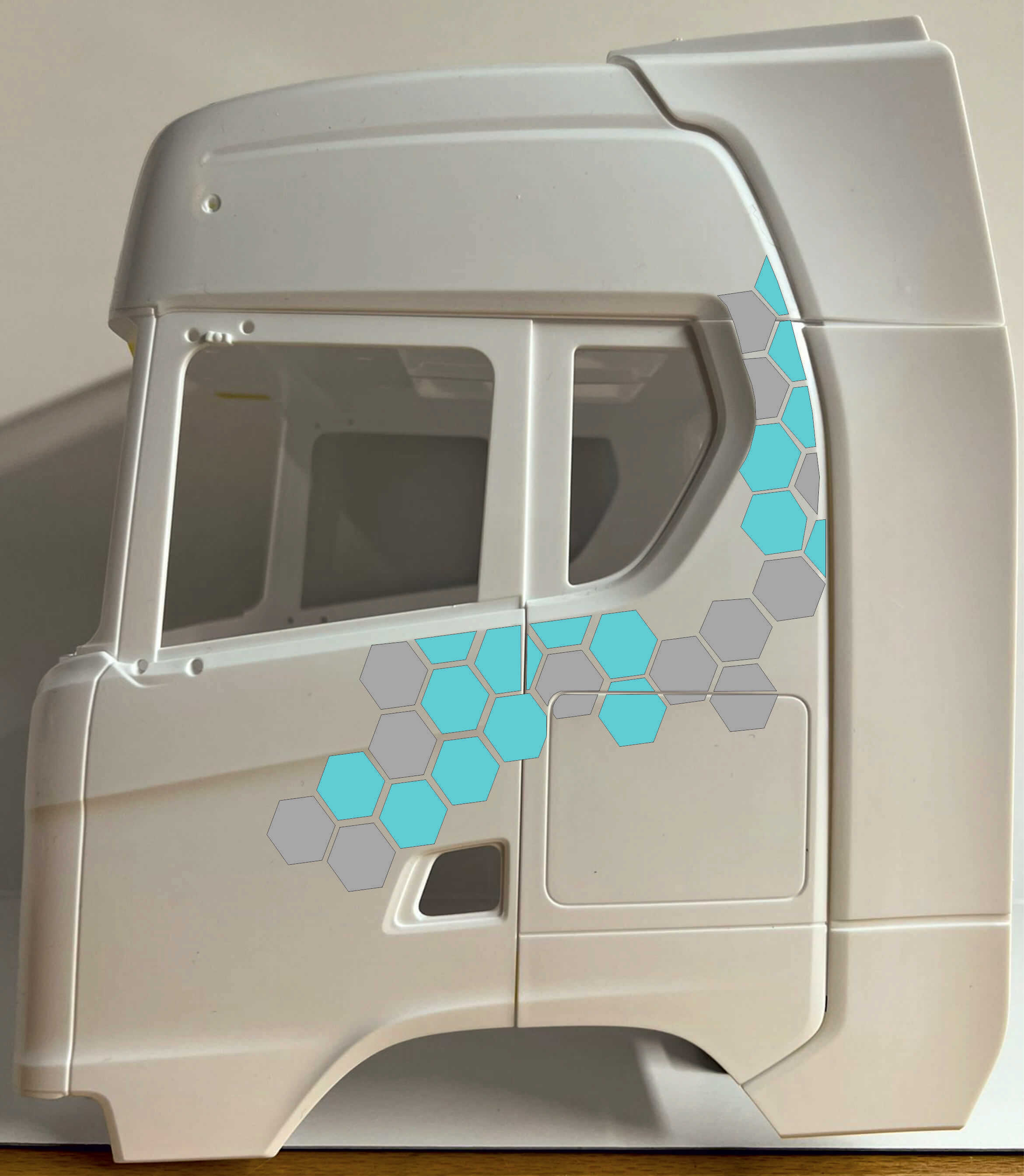 Folien-Dekor aus hochwertiger Selbst-Klebefolie Scania 770  