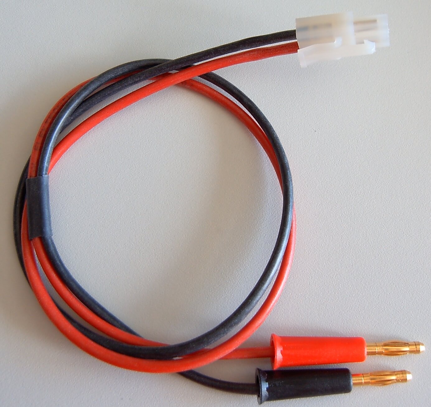 Ladekabel Bananen-Stecker/Tamiya-Buchse ca. 30cm lang       