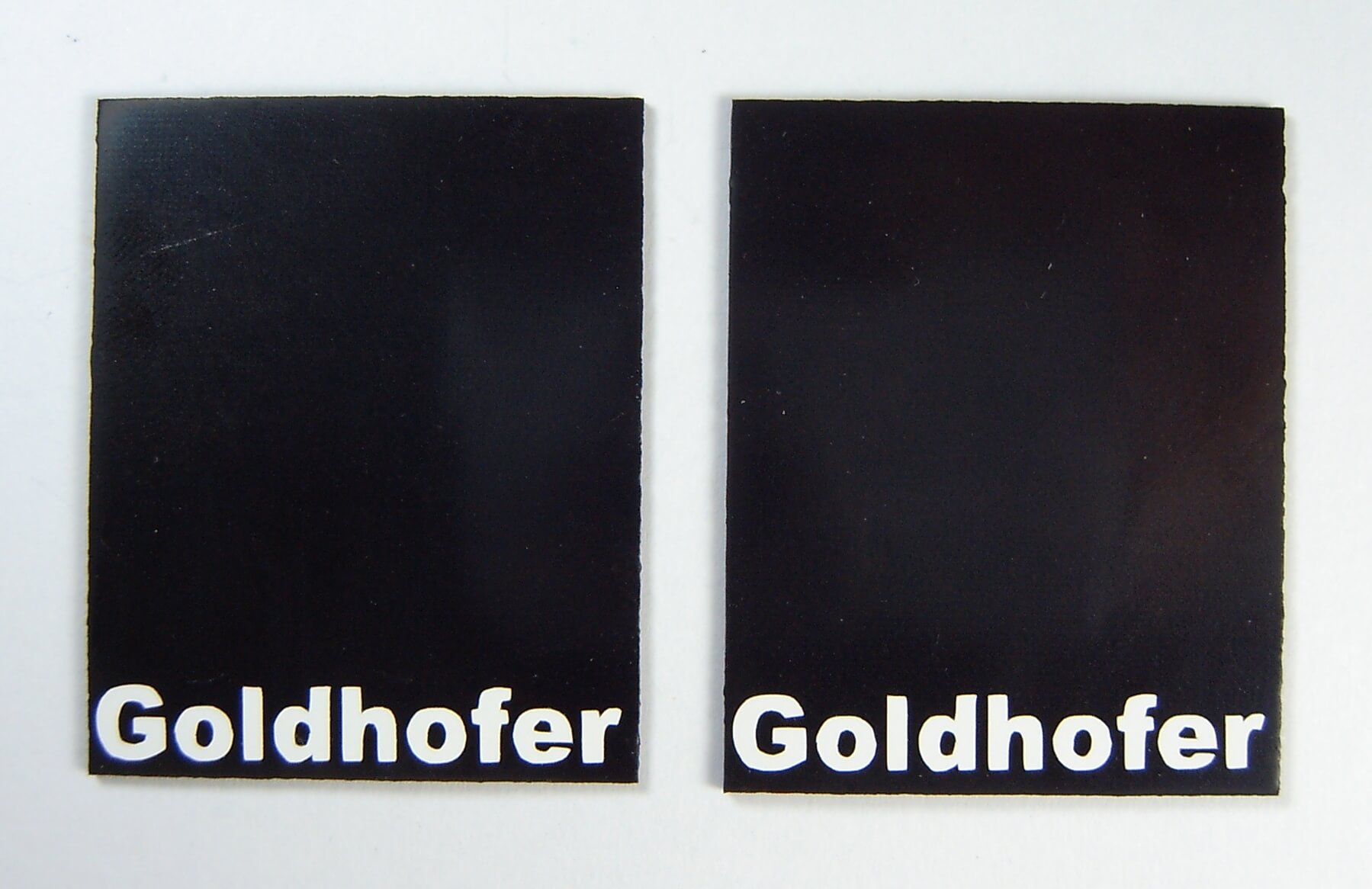 1 Paar Schmutzlappen 50 x 40mm (H x B)   mit individuellem  