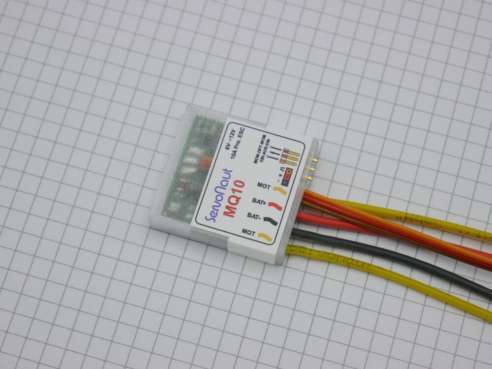 Servonaut MQ10 Fahrtregler für Stell- und Nebenantriebe     