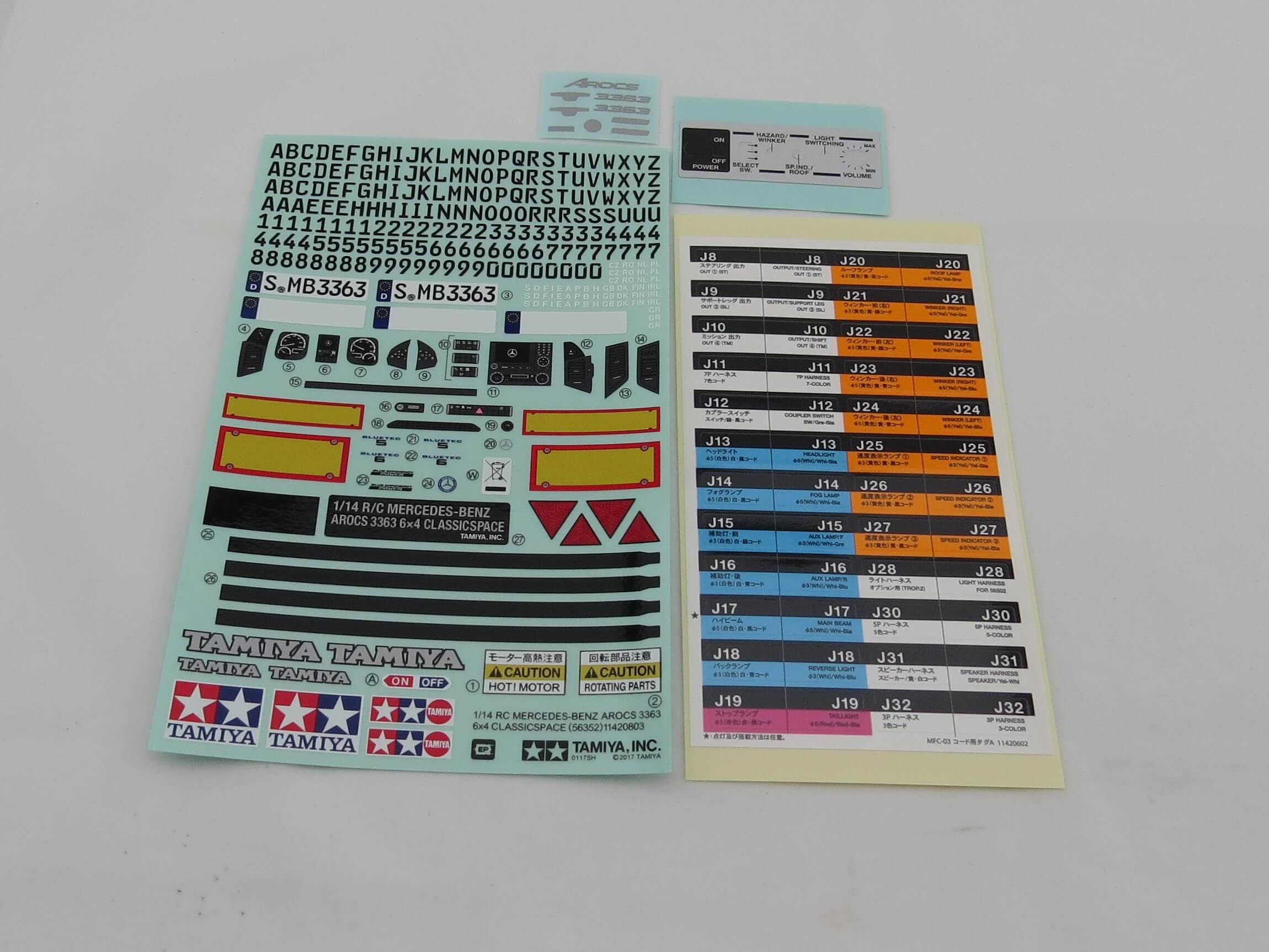 Dekorbogen für Mercedes-Benz Arocs 3363 ClassicSpace 6x4