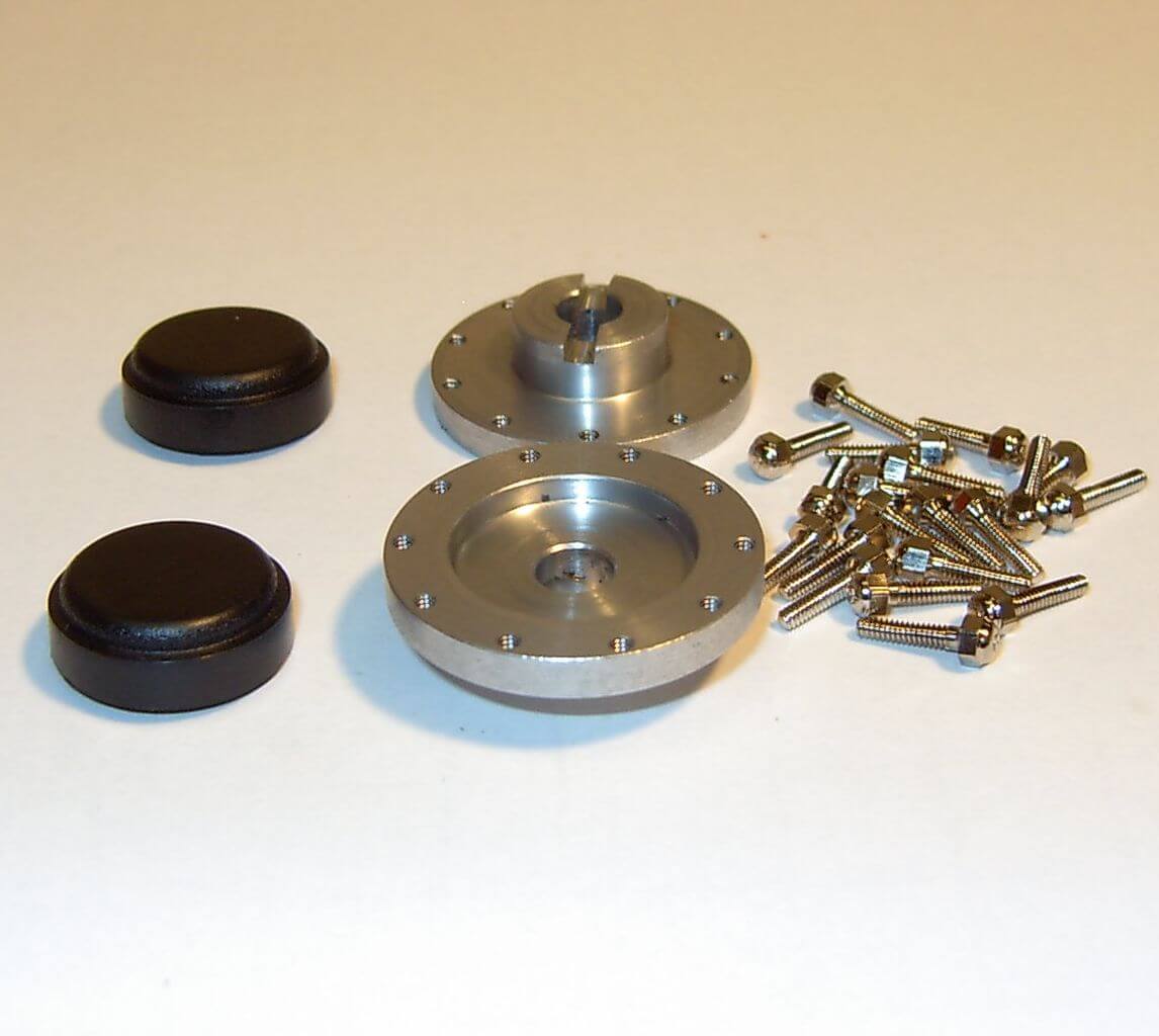 Felgenadapter (2 Stück) vorne für robbe  Alu (Eurofelge)    