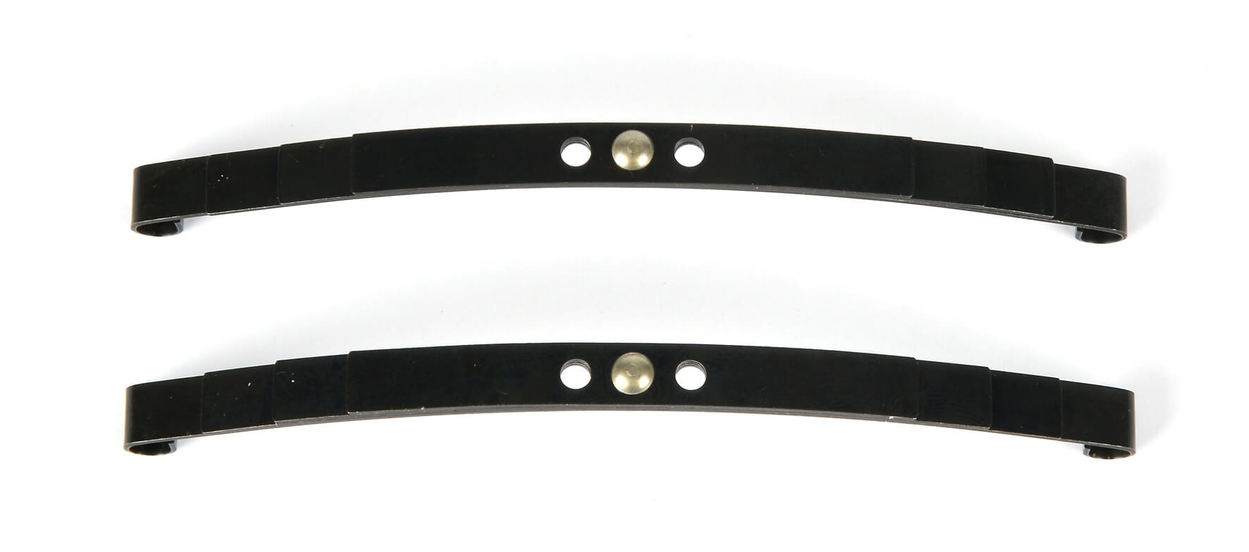 Blattfeder Hinterachse (2 Stück). Für Tamiya-Hinterachse.