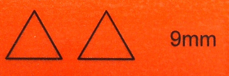 Decal/Aufkleber 1 Satz Rückstrahler 9mm  aus                