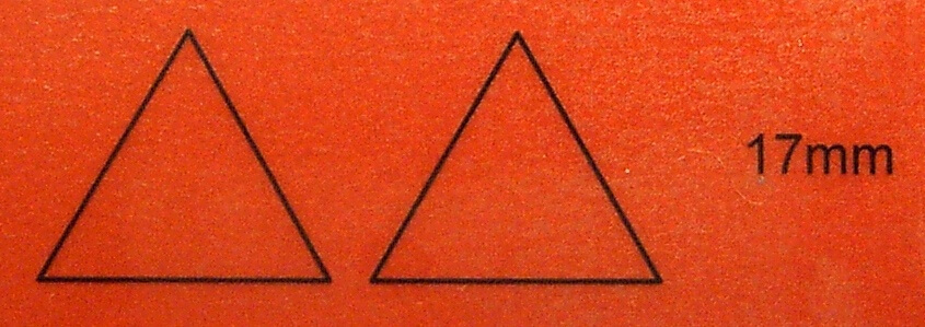 Decal/Aufkleber 1 Satz Rückstrahler 17mm aus                