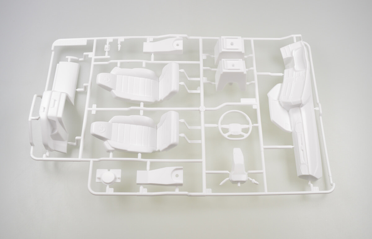 Spritzguss-Teilessatz L-Teile, weiss Interieur. 319115549   