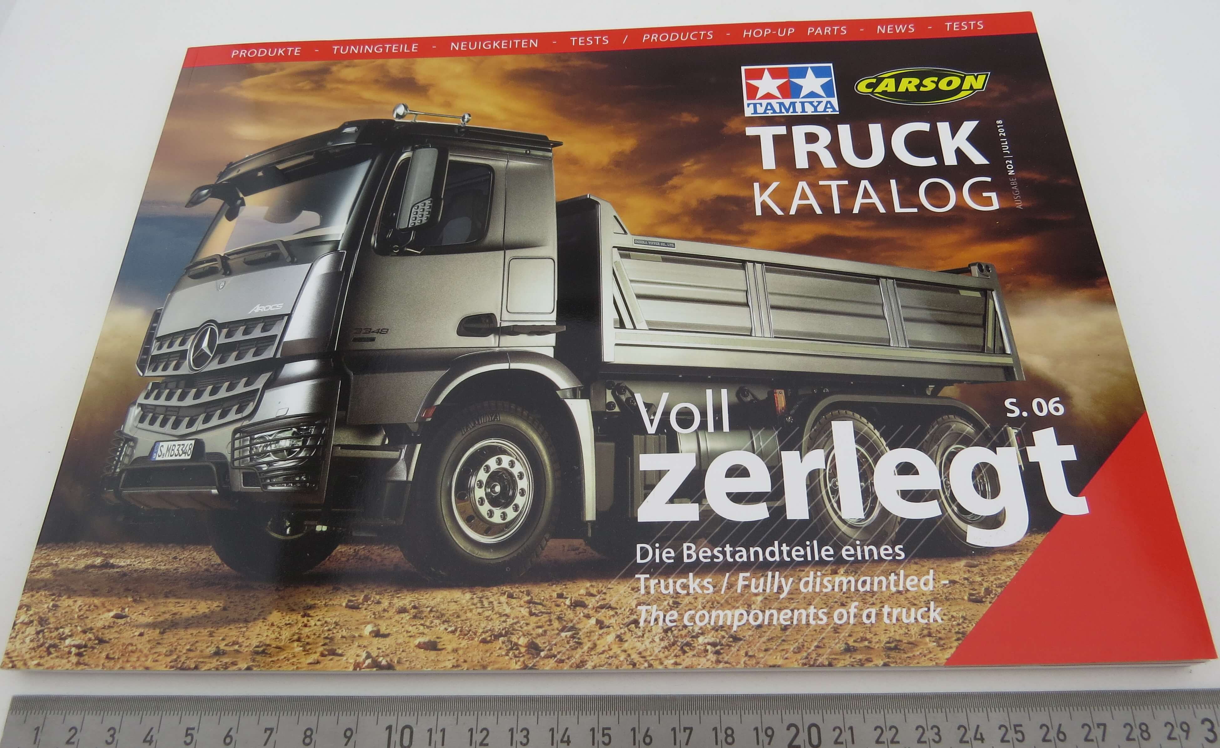 Truck Katalog von Tamiya/ Carson aktuelle Ausgabe