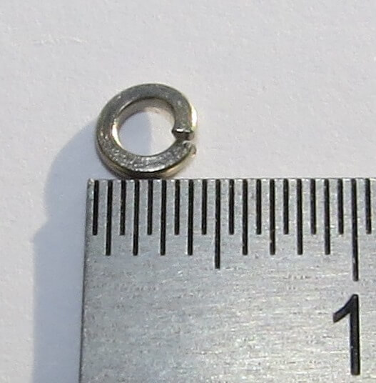 25 Federscheiben für M2 Niro, A2 Edelstahl                  