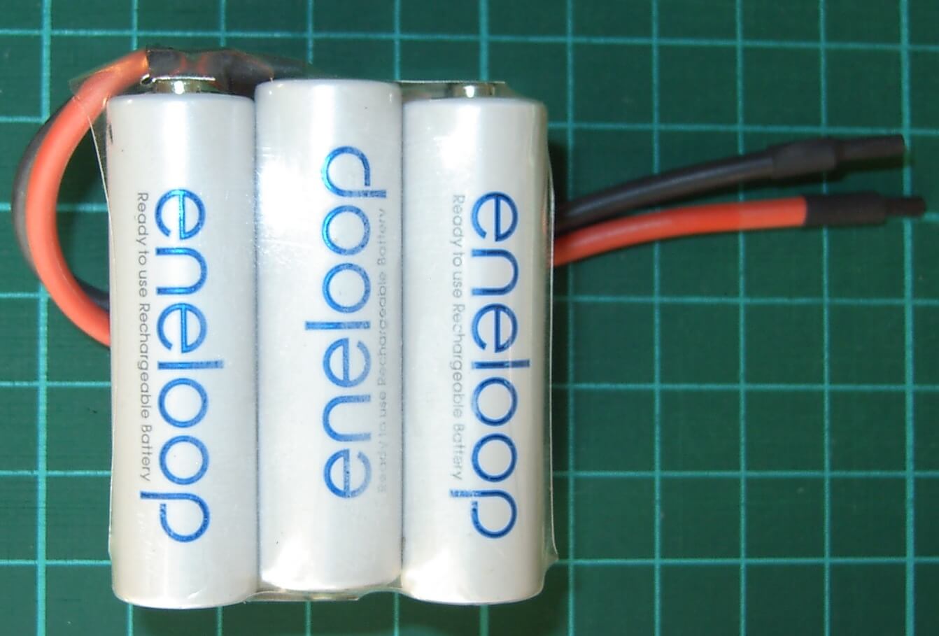 Akku-Pack mit 6x Sanyo ENELOOP, 7,2V 6 Zellen, 2000mAh NiMH