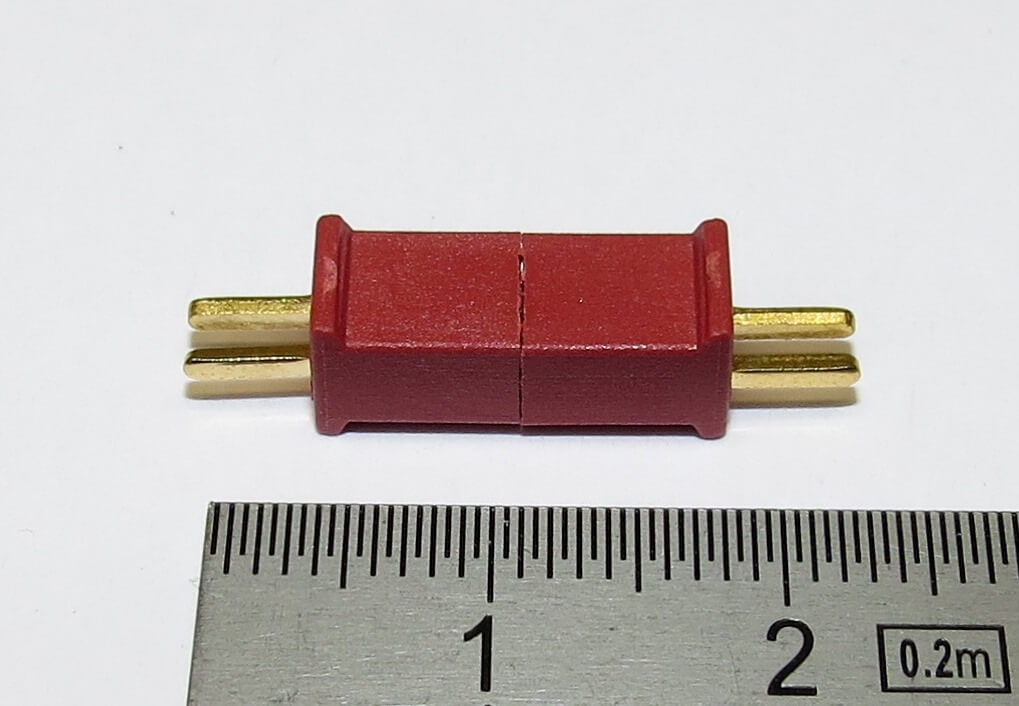 1 Paar Micro-Steckverbinder. Ca. 24x6x6  mm in zusammen