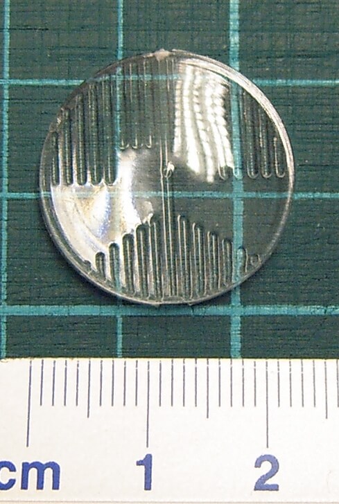 Lichtscheibe für Lampe mit 24,5mm Durch- messer. Für Lampe  