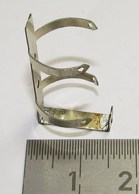 1 FERTIGER Feuerlöscher-Halter, Tamiya-Größe, natur         