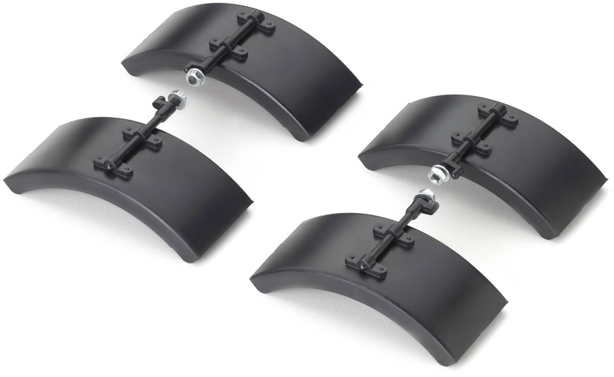 Kotflügelsatz Viertelkotflügel für Auflieger im Tamiya      