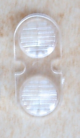 Lichtscheibe (Scheinwerferglas) Doppelscheinwerfer f        