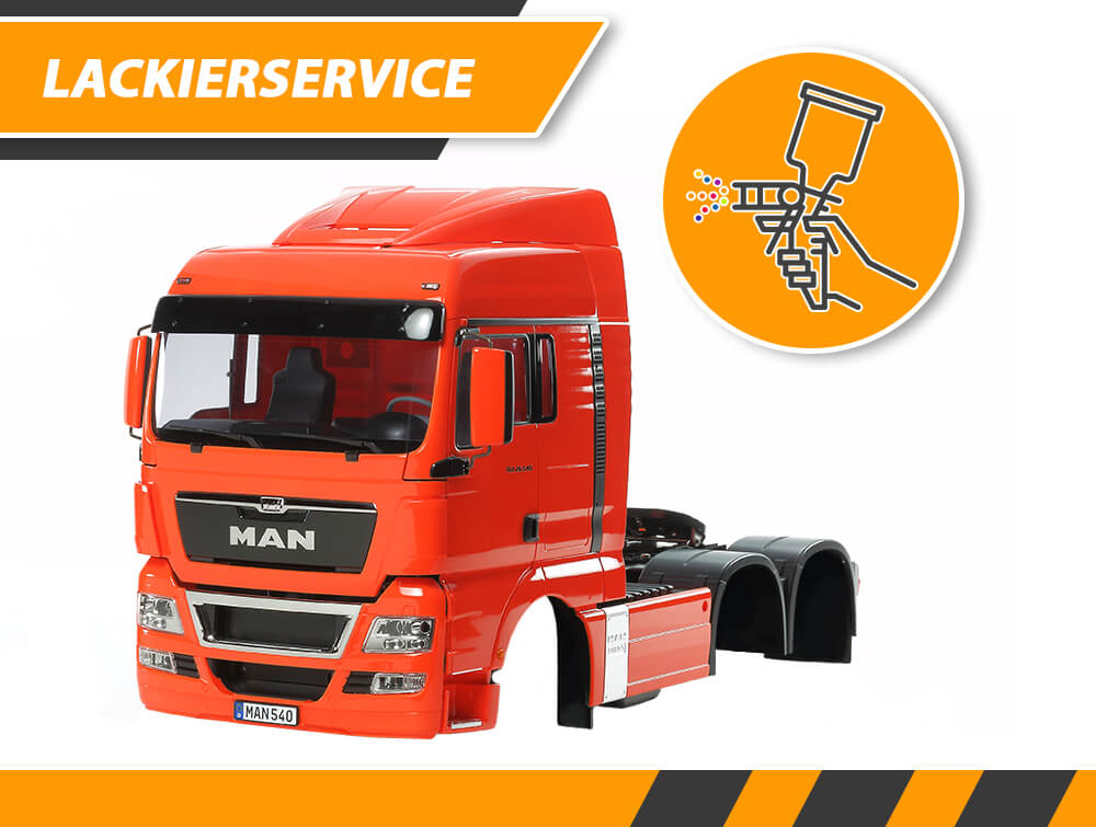 Lackierservice für Tamiya MAN 26.540                        