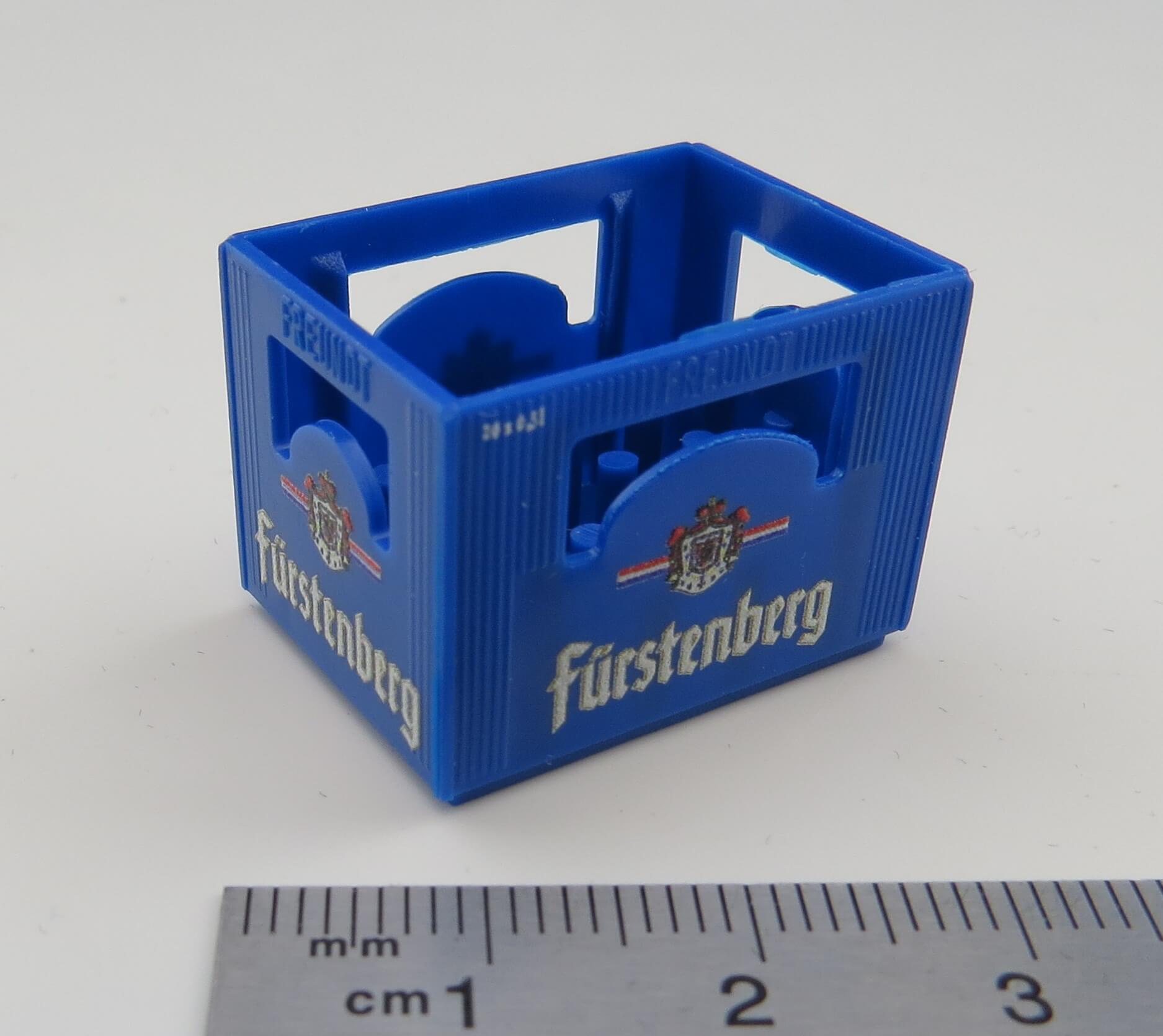 Bierkiste Fürstenberger, blau, ohne Flaschen, offiziell