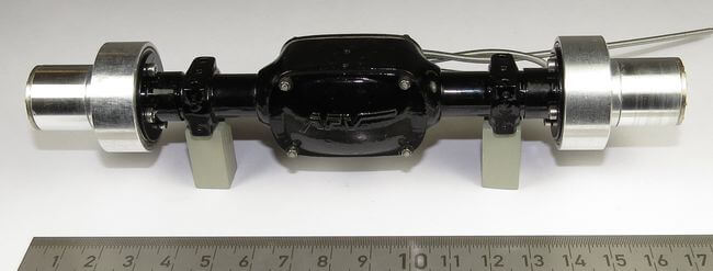 1x Hinterachse mit Außenplanetengetriebe 132mm, für