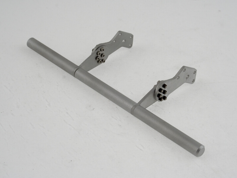 1x Heckstoßstange, starr. Für Rahmen- breite 60mm. Bausatz