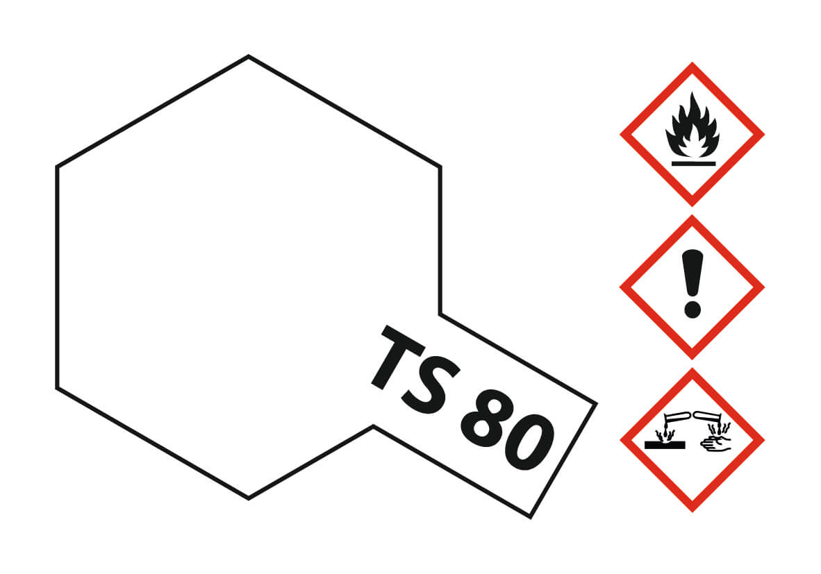 1x Sprühlack-Dose 100ml, Klarlack,matt, TS-80