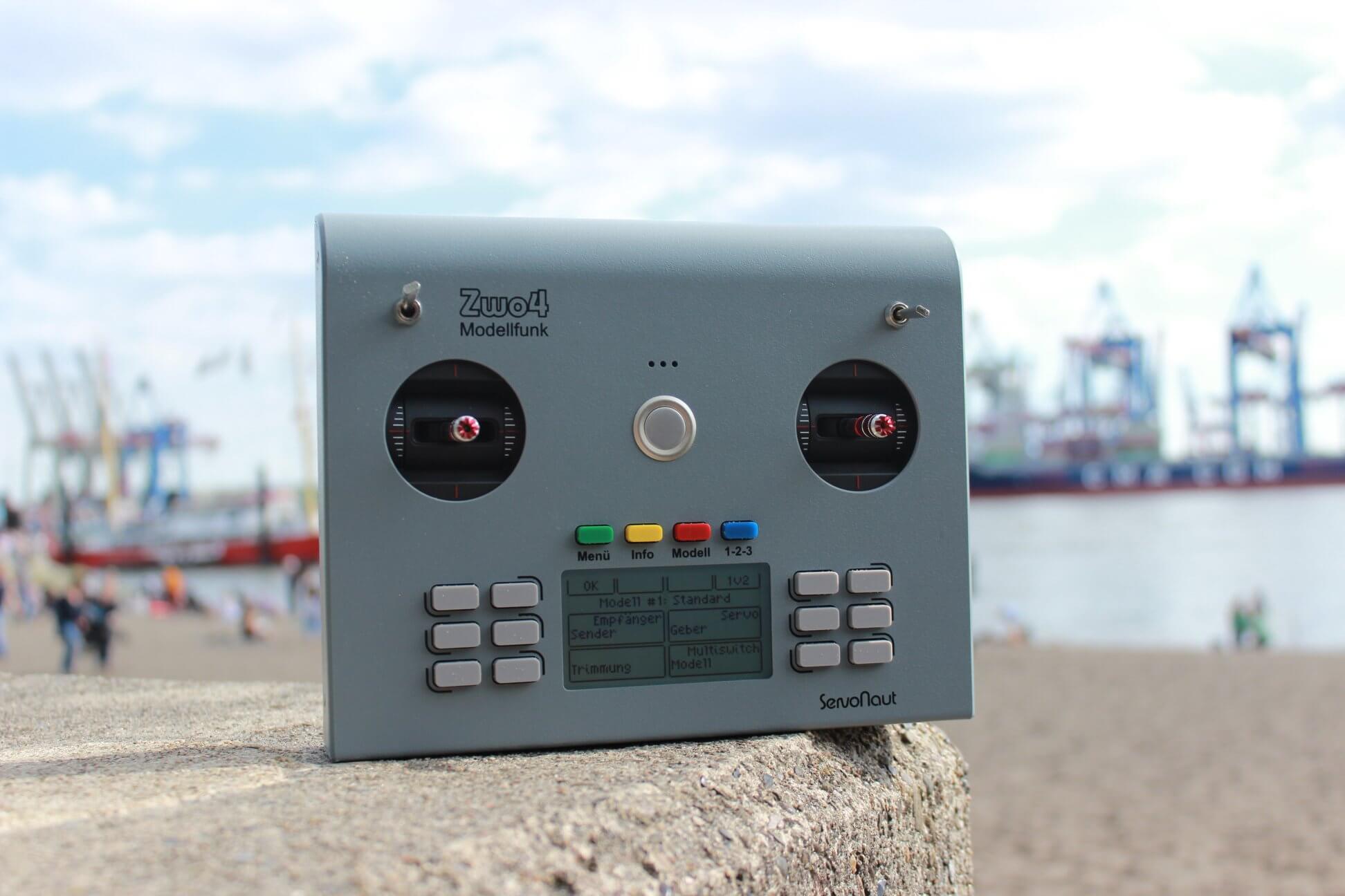 Servonaut Pultsender HS-16, Kreuzknüppel, 2,4GHz, grau