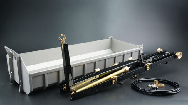 Abrollaufbau V2 hydraulisch mit Mulde, LESU