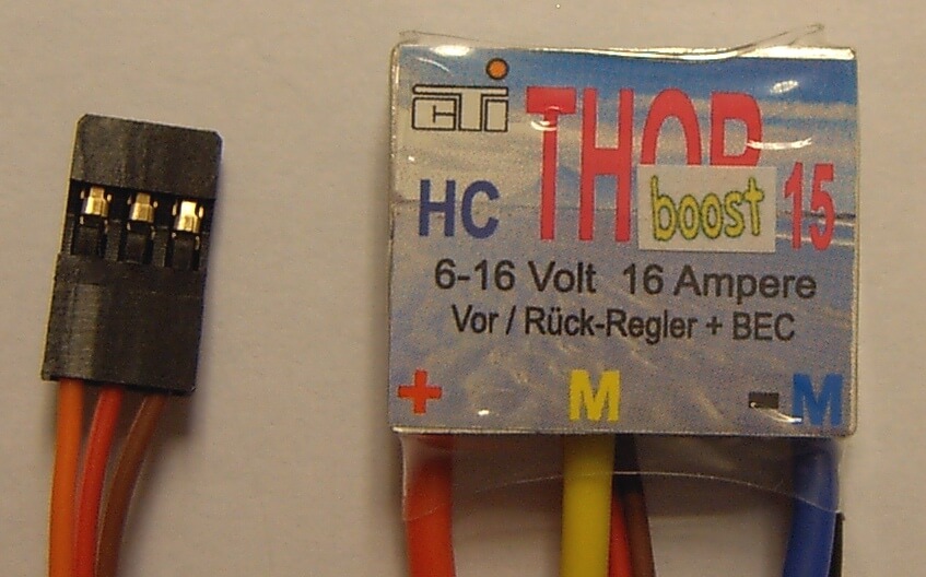 Fahrregler THOR 15 HCboost bis 15V max.  18A, reiner        
