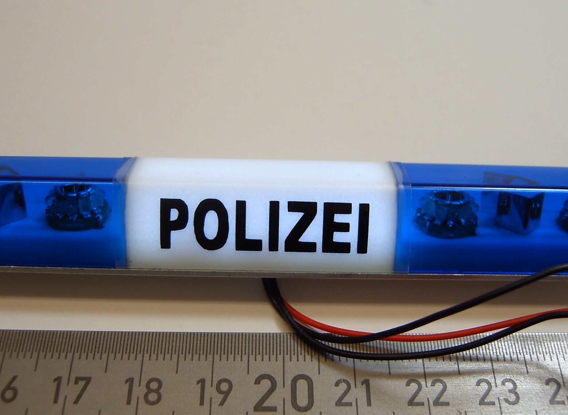 2x Schriftzug POLIZEI, schwarz, 30x7mm   passend zum        