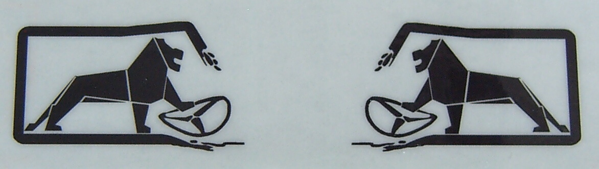 Druckdecal auf transparenter selbst- klebender Folie