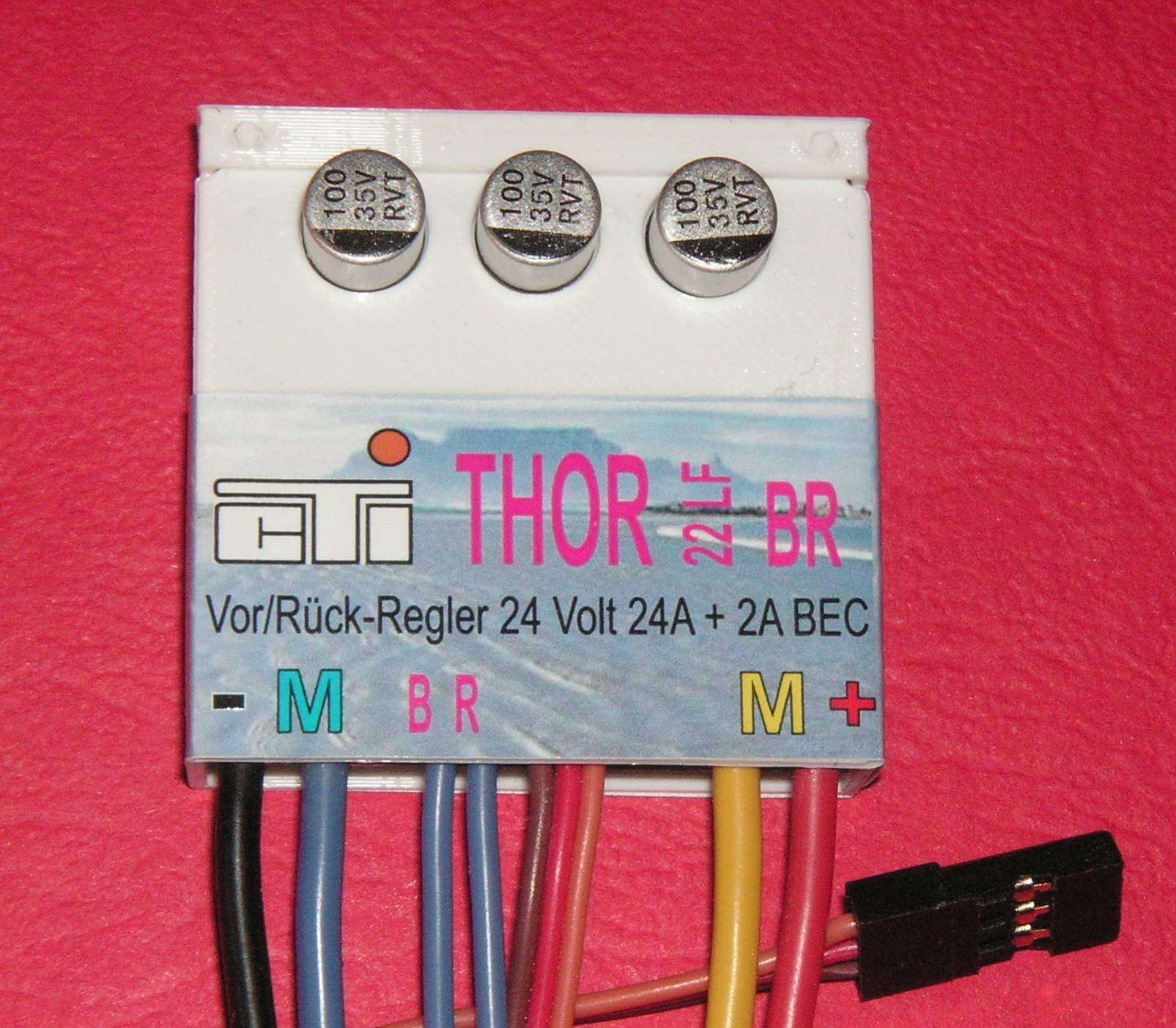 Fahrregler THOR22LF-BR 6 bis 24V max. 24A. 100% vor/rückw