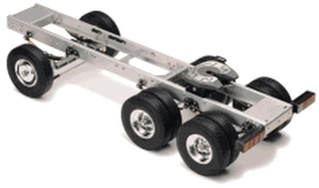 Profi-FG 3-Achs ohne Tank, Sattelzug. Rahmenlänge 443mm