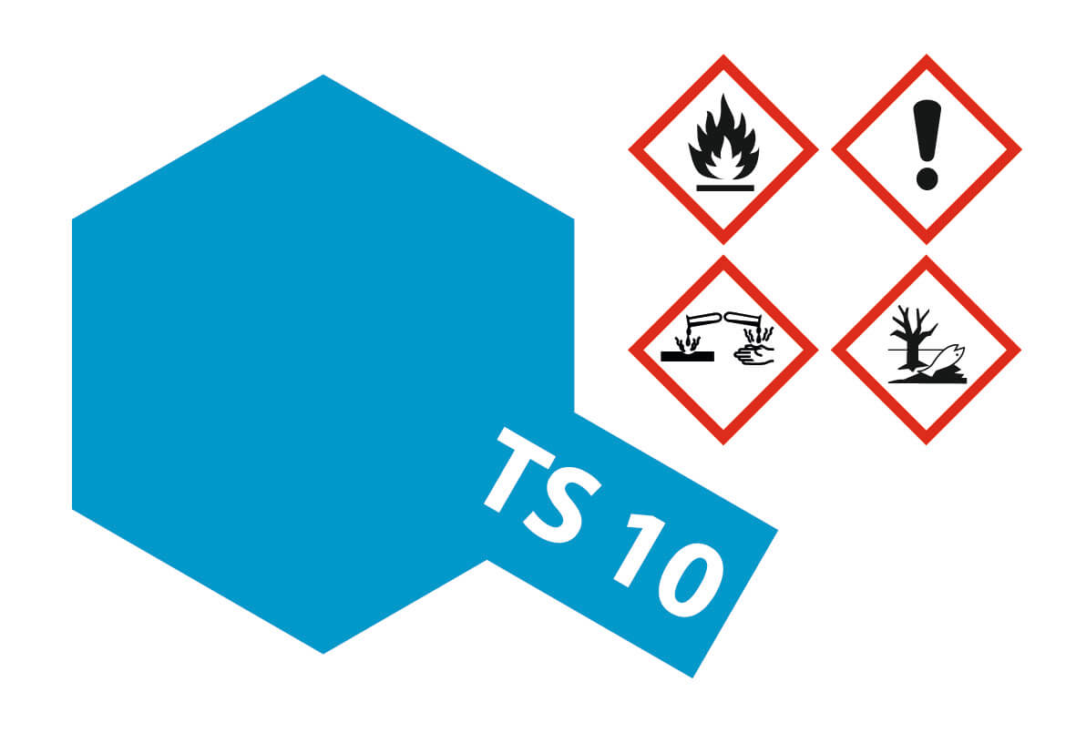 1x Sprühlack-Dose 100ml, Französich-Blau, glänzend, TS-10   