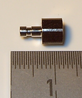 1 Stecker ohne Ventil zu 0H059 (klein).  M3.Trennbare       