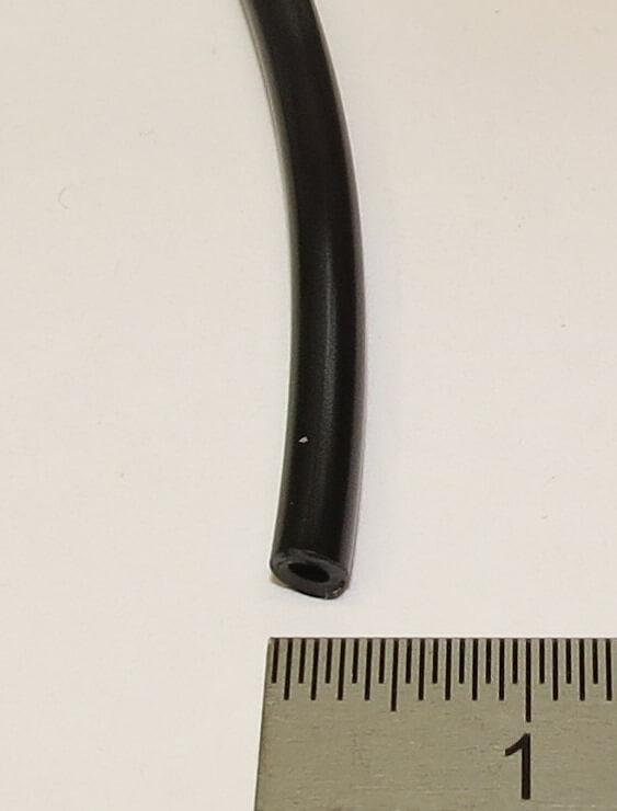 Hydraulik-Schlauch AD 3 mm / iD 1,5 mm.  1m. Max. Druck 18  