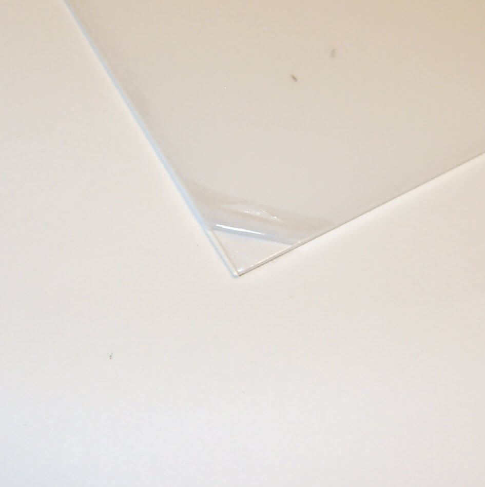 1x Lexan-Platte glasklar 2,0mm dick, ca.194 x 320 mm        
