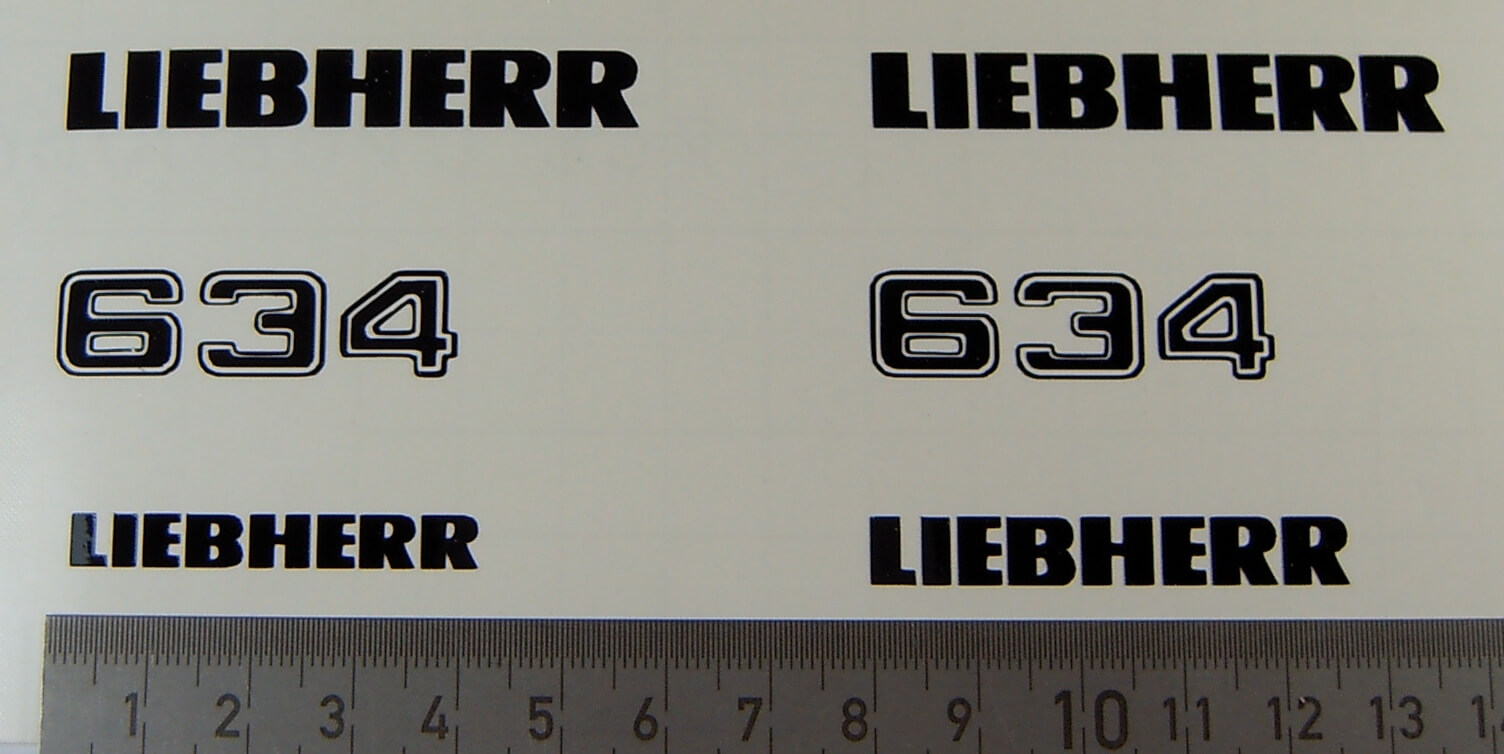 1x Folien-Decal aus hochwertiger Selbst- klebefolie,        